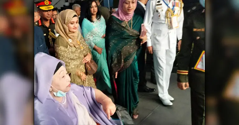 সংবর্ধনা অনুষ্ঠানে খালেদা জিয়া